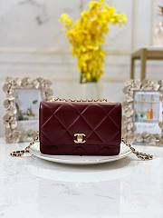 Chanel woc 19cm wine  - 1