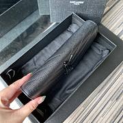 YSL all black wallet 19cm - 5