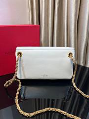 VALENTINO Garavani Vlogo White Shoulder Bag - 4