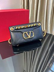 VALENTINO Garavani Vlogo Black Shoulder Bag - 6