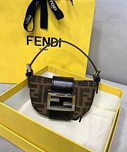 Fendi mini FF monogram hand bag - 1