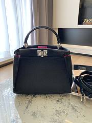 Fendi Peekaboo Togo Black leather bag - 1