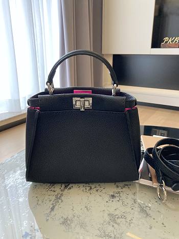 Fendi Peekaboo Togo Black leather bag