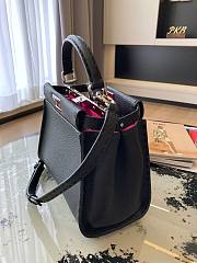 Fendi Peekaboo Togo Black leather bag - 5