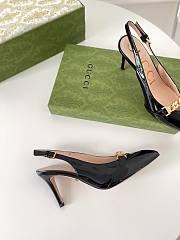 Gucci patent black heels - 6