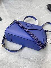 Versace La Medusa Large Handbag in blue 35cm - 2