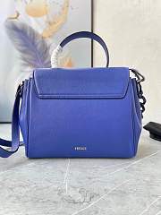 Versace La Medusa Large Handbag in blue 35cm - 4