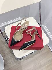 Valentino black patent heels 10cm - 4