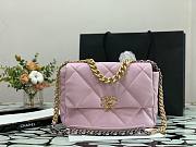 Chanel 19 Flap Medium Bag Pink - 1