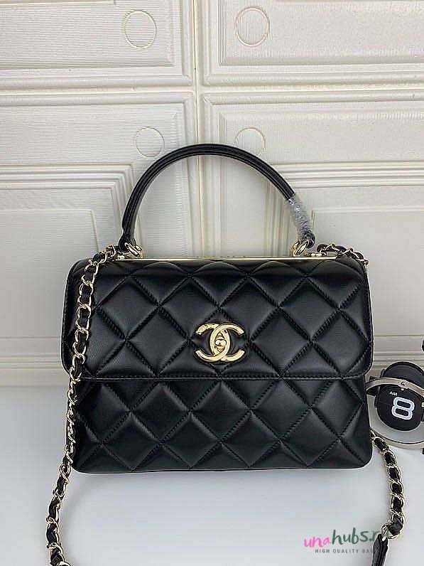 Chanel Trendy CC Flap Top Handle Bag with Gold Hardware - 1