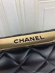 Chanel Trendy CC Flap Top Handle Bag with Gold Hardware - 4