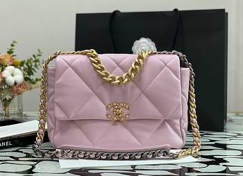 Chanel 19 Flap Medium Bag Pink 30cm
