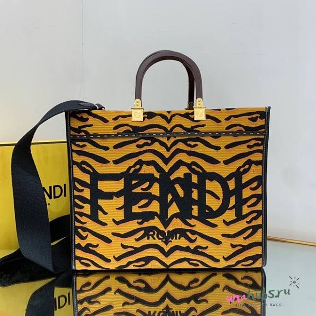 FENDI SUNSHINE MEDIUM FF fabric tote bag  - 1