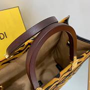 FENDI SUNSHINE MEDIUM FF fabric tote bag  - 5