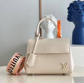 Louis Vuitton Cluny Mini Epi Leather White