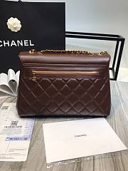 Chanel Flap Bag Large Red Gold Hardware 33cm - 3