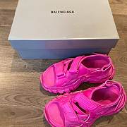 Balenciaga Sandals Hot Pink For Women  - 3