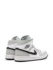 Air Jordan 1 Mid Light Smoke Grey / Black - 2