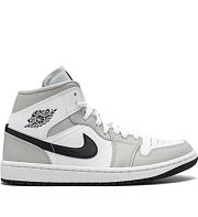 Air Jordan 1 Mid Light Smoke Grey / Black - 1