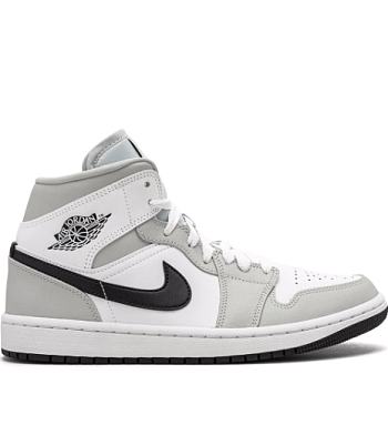 Air Jordan 1 Mid Light Smoke Grey / Black