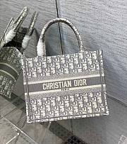 Dior Book Tote Grey Small - 1