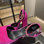 Versace hot pink heels - 5