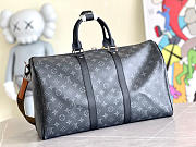 Louis Vuitton Keepall Bandoulière 45 Monogram Eclipse - 6