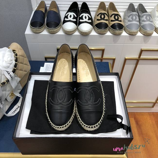 Chanel Espadrilles All Black  - 1