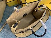  Fendi Sunshine raffia tote medium 36cm - 3