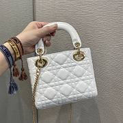 Lady Dior mini white - 6