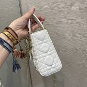 Lady Dior mini white - 3