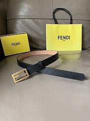 Fendi belt black gold hardware 3cm - 6