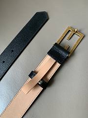 Fendi belt black gold hardware 3cm - 5