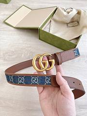 Gucci denim belt - 1