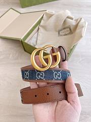 Gucci denim belt - 4