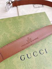 Gucci demin silver belt - 3