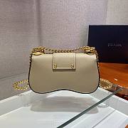 Prada Saffiano Sidonie Beige Bag - 4