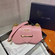 Prada Saffiano Sidonie Pink Bag - 1