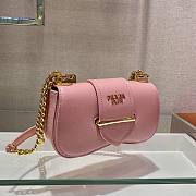 Prada Saffiano Sidonie Pink Bag - 3