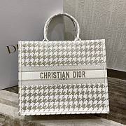 Dior book gold tone embroidery tote 41cm  - 1