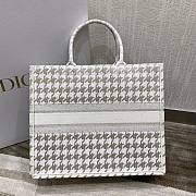 Dior book gold tone embroidery tote 41cm  - 2