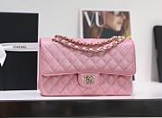 Chanel iridescent pink flap bag 25cm - 1