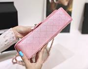 Chanel iridescent pink flap bag 25cm - 6