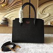 Prada Tote Saffiano City Leather Black 1BA049 - 1