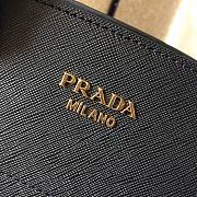 Prada Tote Saffiano City Leather Black 1BA049 - 3