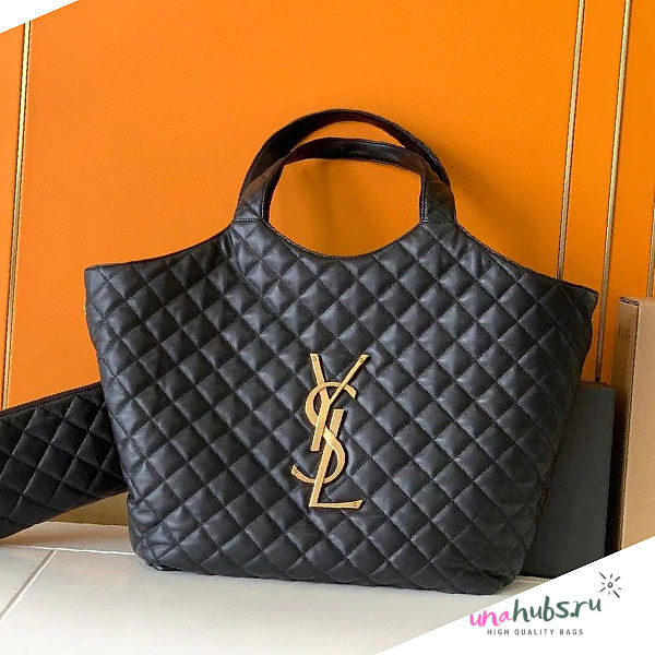 YSL Icare Maxi Shopping Lambskin Bag - unahubs.ru