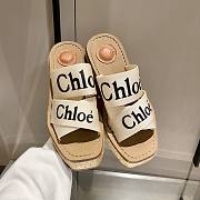 Chloe high flatform raffia - 1