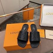 Louis Vuitton Black Flat Mules  - 2