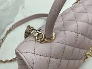 Chanel coco pink flap bag gold hardware 29 cm - 5