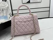 Chanel coco pink flap bag gold hardware 24 cm - 2